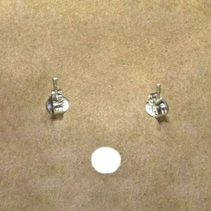 Sterling Silver Turquoise Gemstone Stud Earings