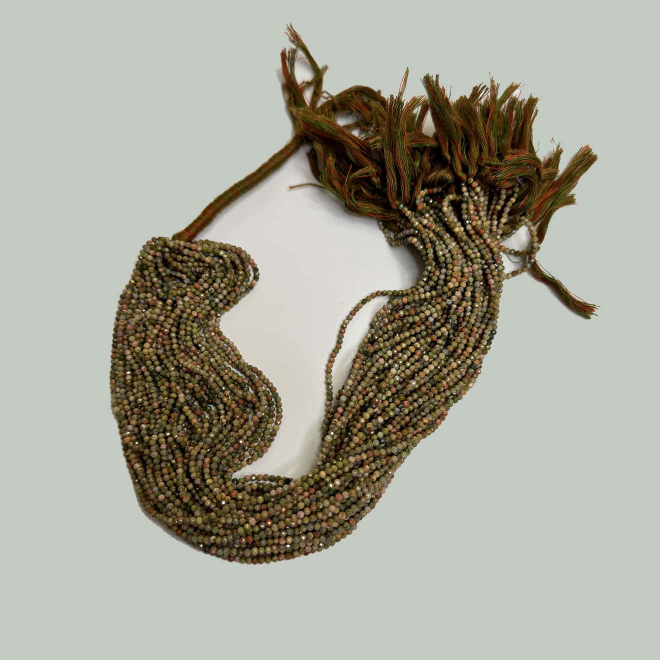 Faceted Natural Gemstone String 2.5mm