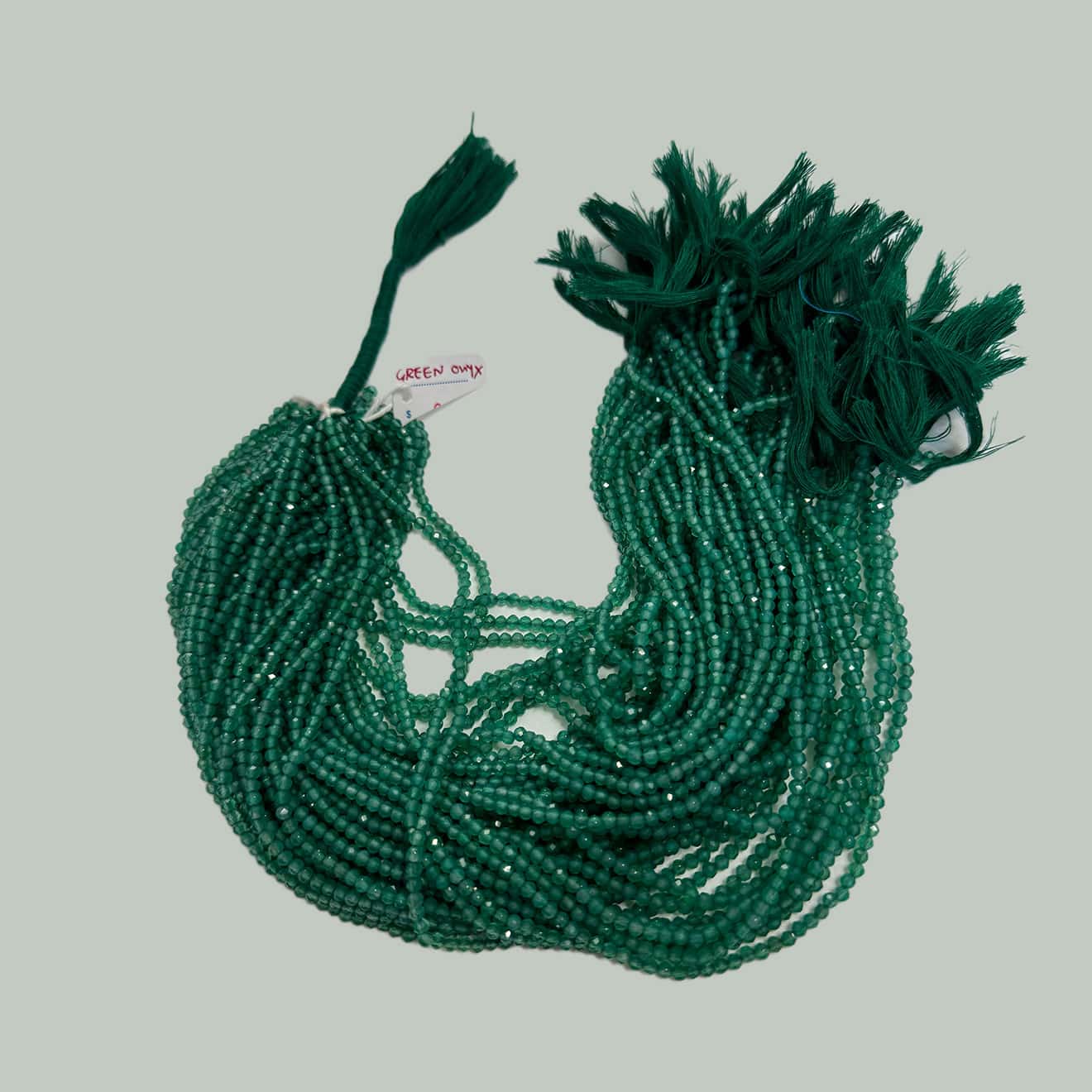 Faceted Natural Gemstone String 2.5mm