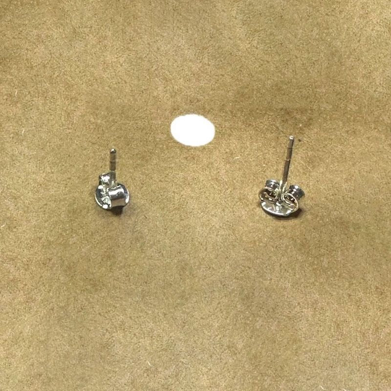 Sterling Silver Labradorite Gemstone Stud Earings