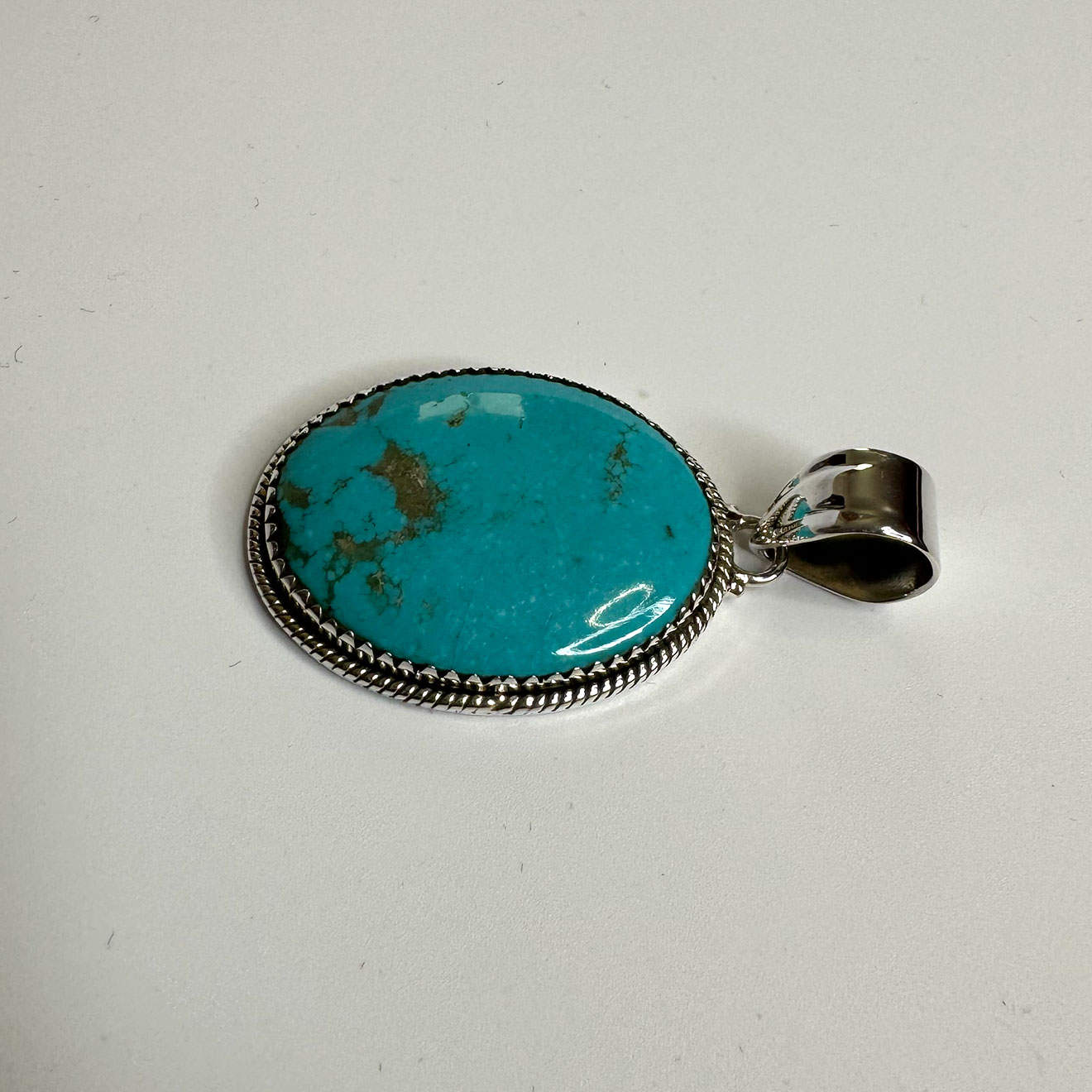 Turquoise Sterling Silver Pendant