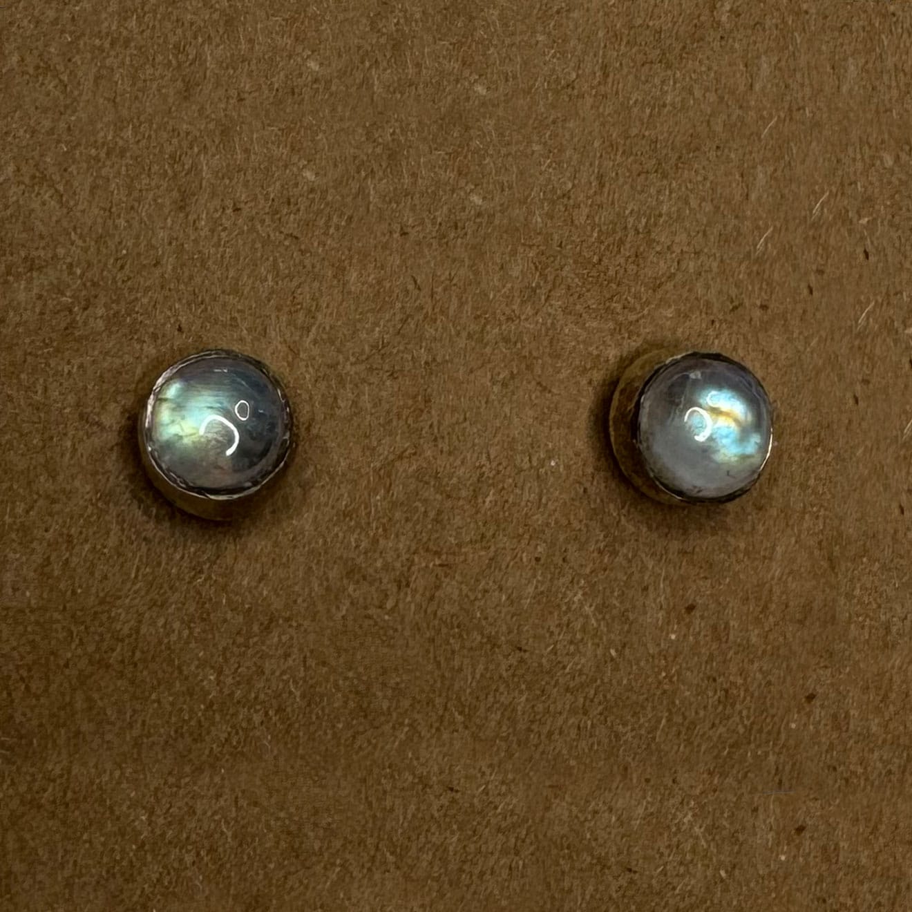 Silver Earrings with Gemstone 04
