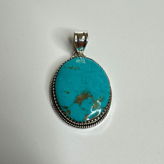 Turquoise Sterling Silver Pendant