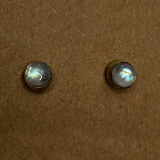 Silver Earrings with Gemstone 04